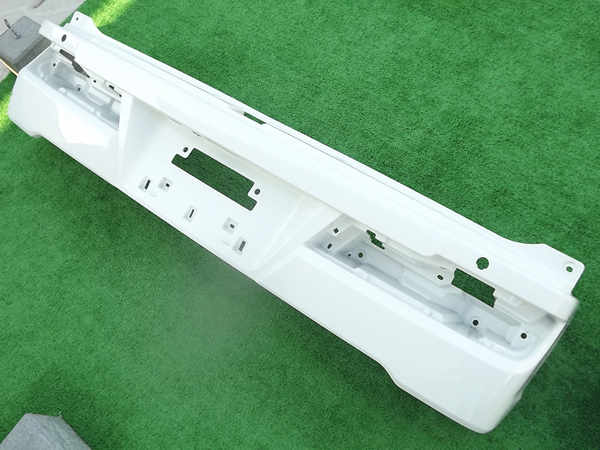 ☆準良品,送料安,ホワイトソリッド,後期★ハイゼットカーゴS321VリアバンパーS331Vハイゼット,カーゴ,ピクシス,サンバー白リヤバンパーRe:P拍卖