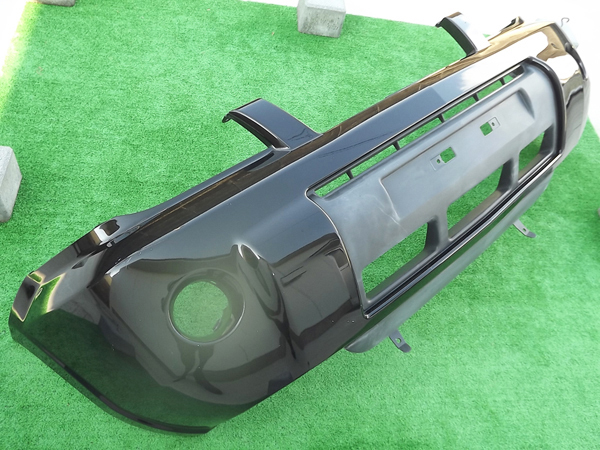 ★微傷,送料安,ブラックソリッド,後期★エクストレイルT30/NT30/PNT30フロントバンパー★純正,黒★Re:P拍卖