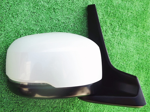 ○美品,ほぼ新車外し,ホワイトパール,7P★N-BOX JF3/JF4右ドアミラー★エヌボックス,Nボックス,NBOX,純正,運転席,サイドミラー,白★Re:P拍卖