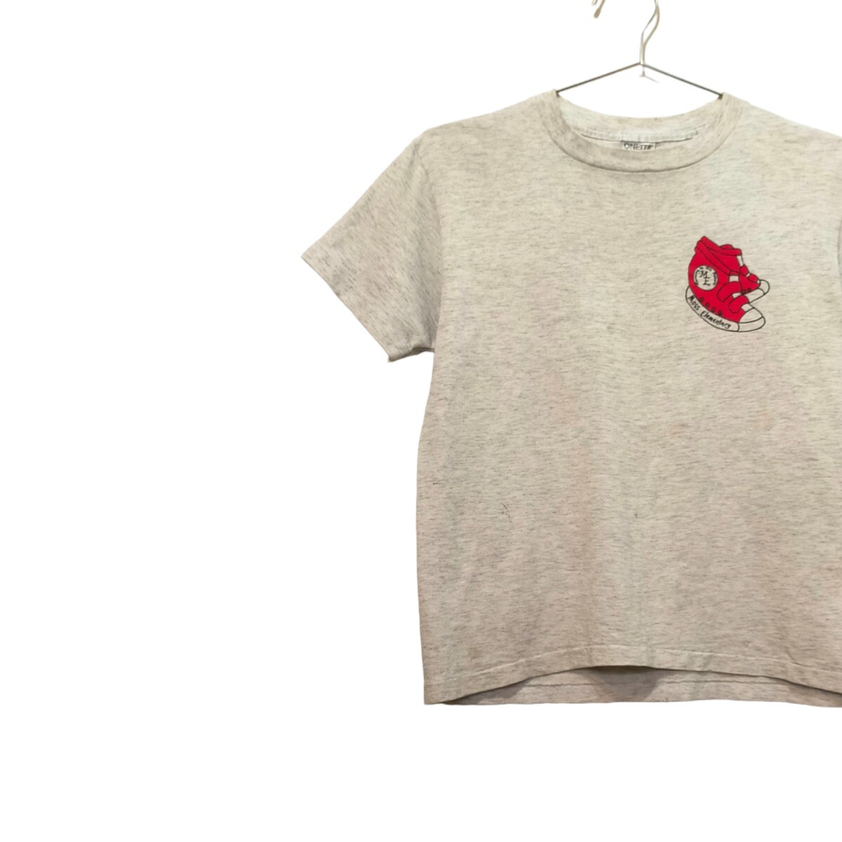 古着 oneita 半袖Tシャツ バックプリント シングルステッチ ヴィンテージ 90s アメリカ製拍卖