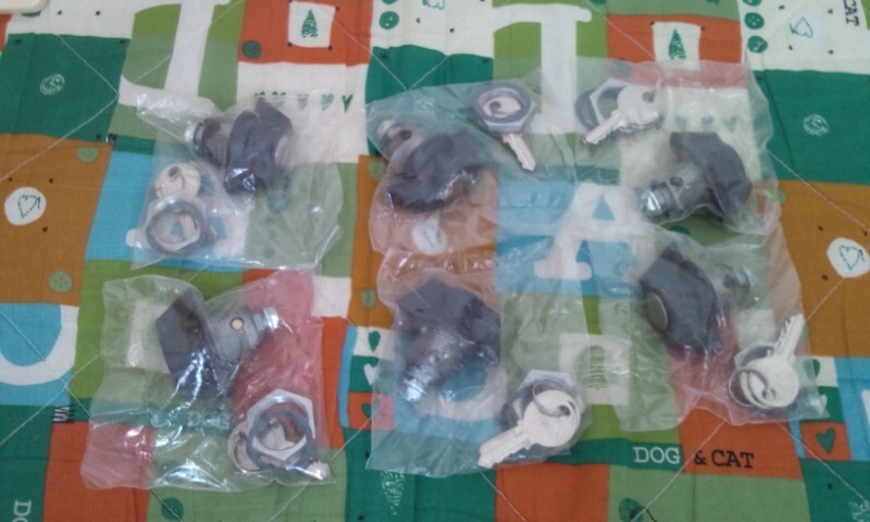 【新品・未使用品】鍵付き・ボルト・ナット 6個セット ①拍卖