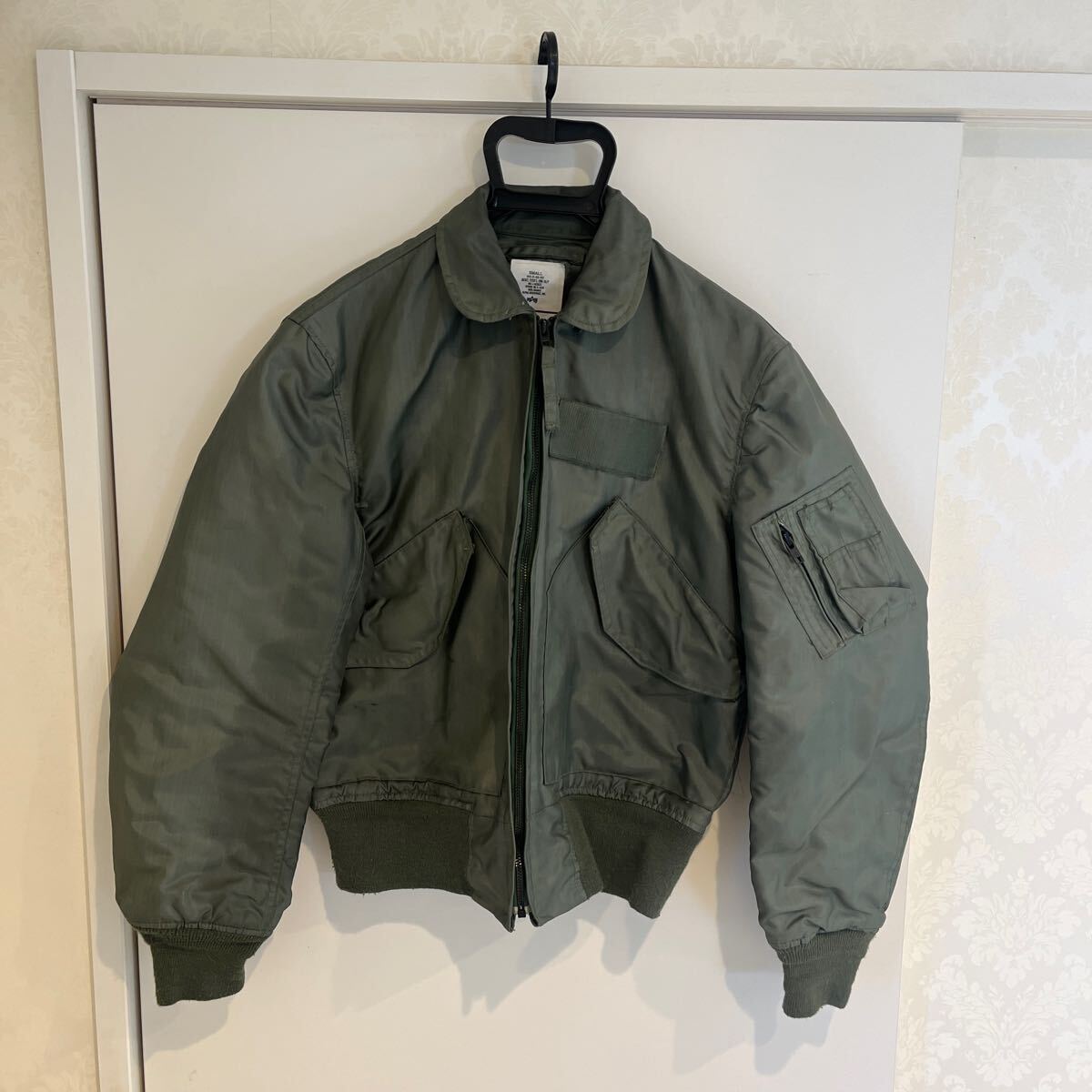 米軍放出品 実物 希少 アルファ社 ALPHA CWU-36/P フライトジャケット Sサイズ ノーメックス アラミド繊維 難燃素材拍卖