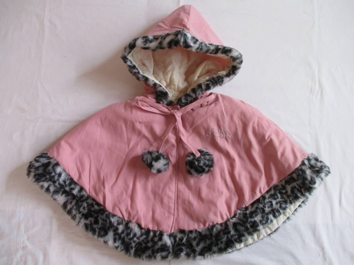 ★90cm ピンク色 ポンチョ★拍卖