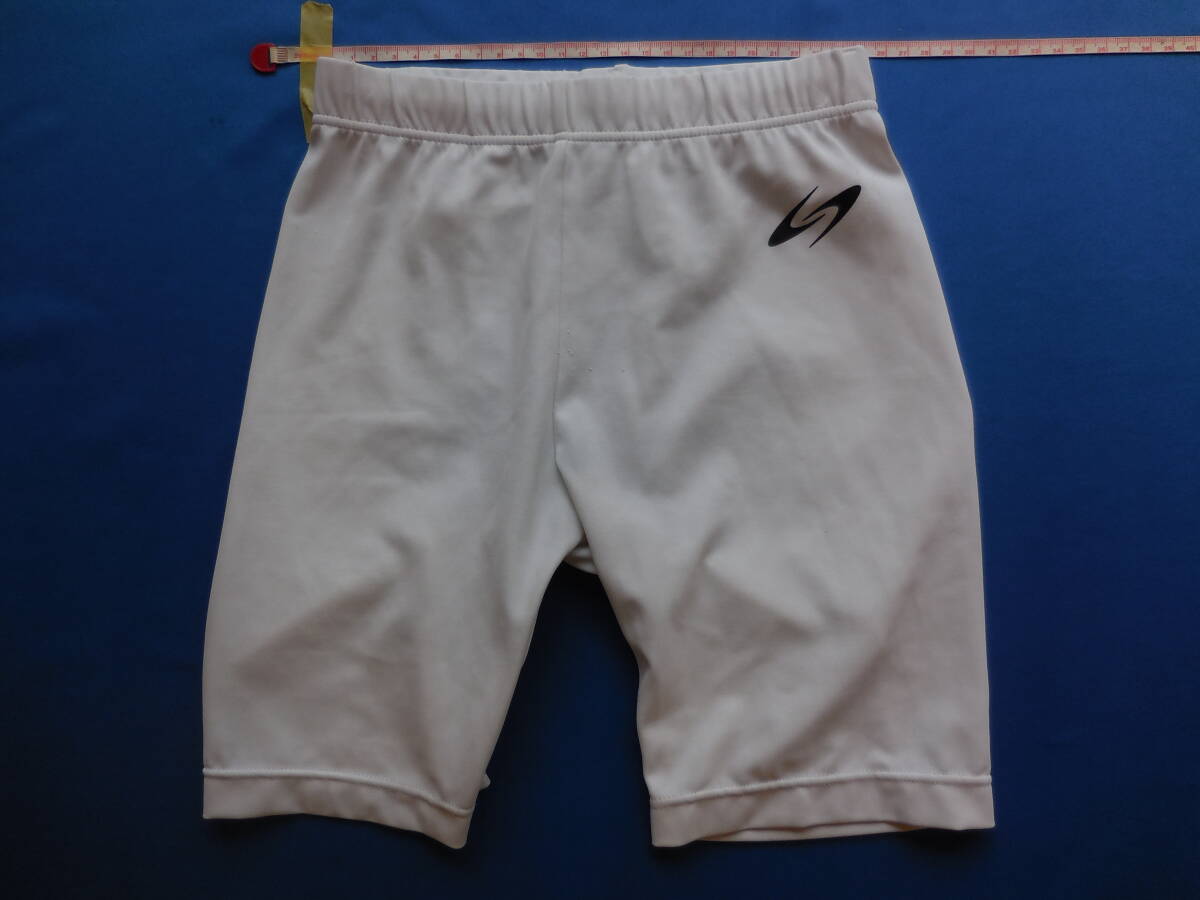 【サイズ:S】SSK レイヤード スパッツ インナーパンツ ショート ホワイト 【SXA716H】拍卖