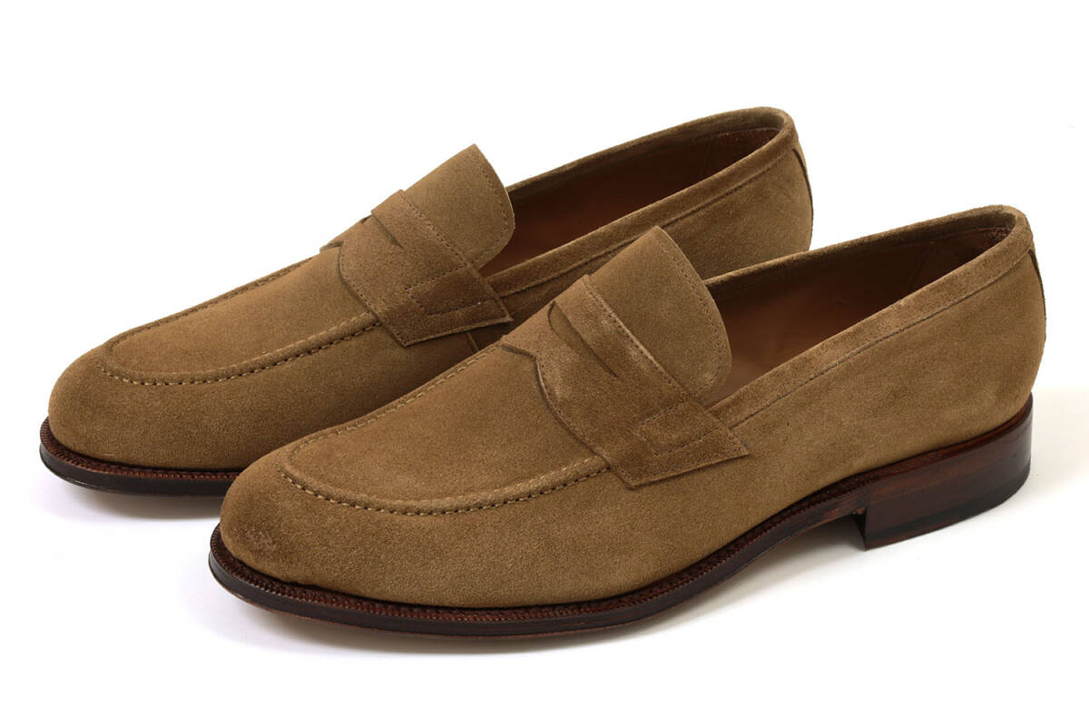 新品-YA813- ヤンコ ローファー タバコブラウン 8.5(27.0cm) YANKO拍卖