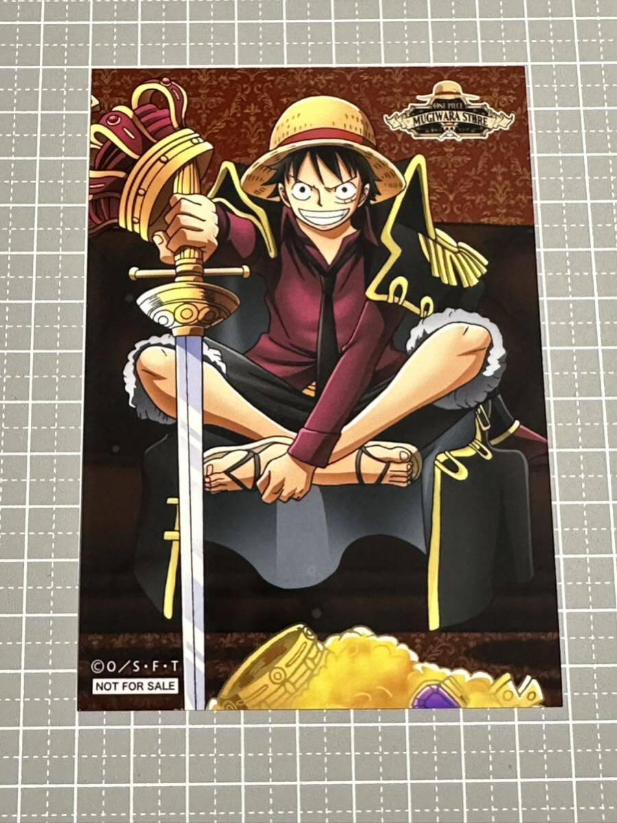 ワンピース 麦わらストア 6周年 ダイス-Dice-キャンペーン ~“D”はまた・・・必ず嵐を呼ぶ~ ブロマイド 1周年絵柄 モンキー・D・ルフィ拍卖