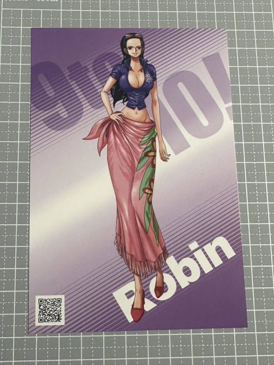 ワンピース 麦わらストア 9周年 特典ポストカード 2021年 ニコ・ロビン AR期限切れ拍卖