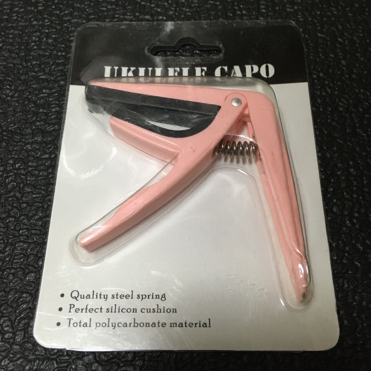 ☆ 即決・新品!! 簡単取付 カポタスト ウクレレ用 ピンク ☆拍卖