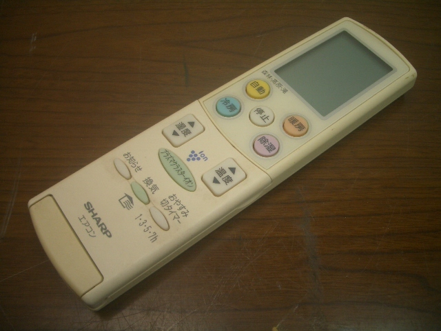 ◆シャープ/SHARP エアコン用リモコン A621JB USED品 拍卖