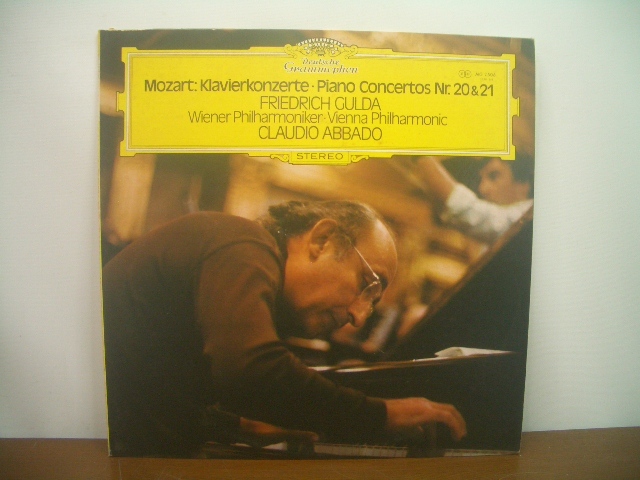 ◆クラウディオ・アドバ/フリードリッヒ・グルダ ピアノ協奏曲第20番21番 K.466/K,467 LPレコード 拍卖
