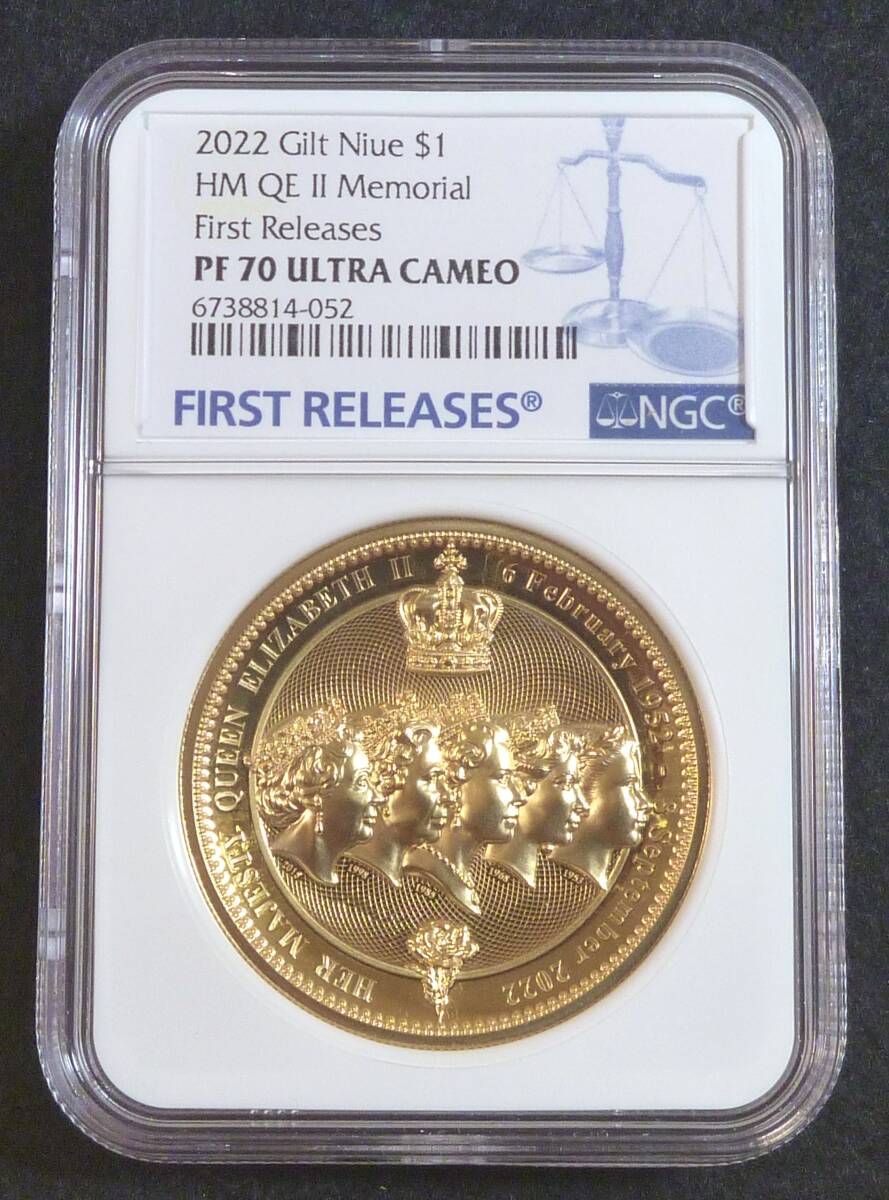 ☆★NIUE ニウエ 2022 Gift Dollars NGC PF70 ファーストリリース★☆拍卖