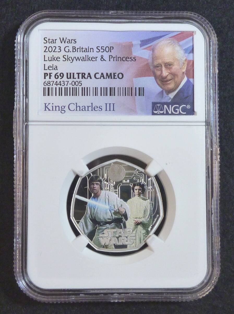 ☆★英国 STAR WARS チャールズⅢ世銀貨 PCGS PF69★☆拍卖