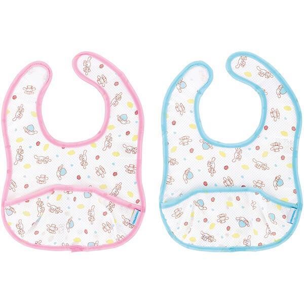 シナモロール 薄手ベビーエプロン 2枚セット (S) お食事エプロン 子供 子ども キッズ キャラクター スケーター拍卖