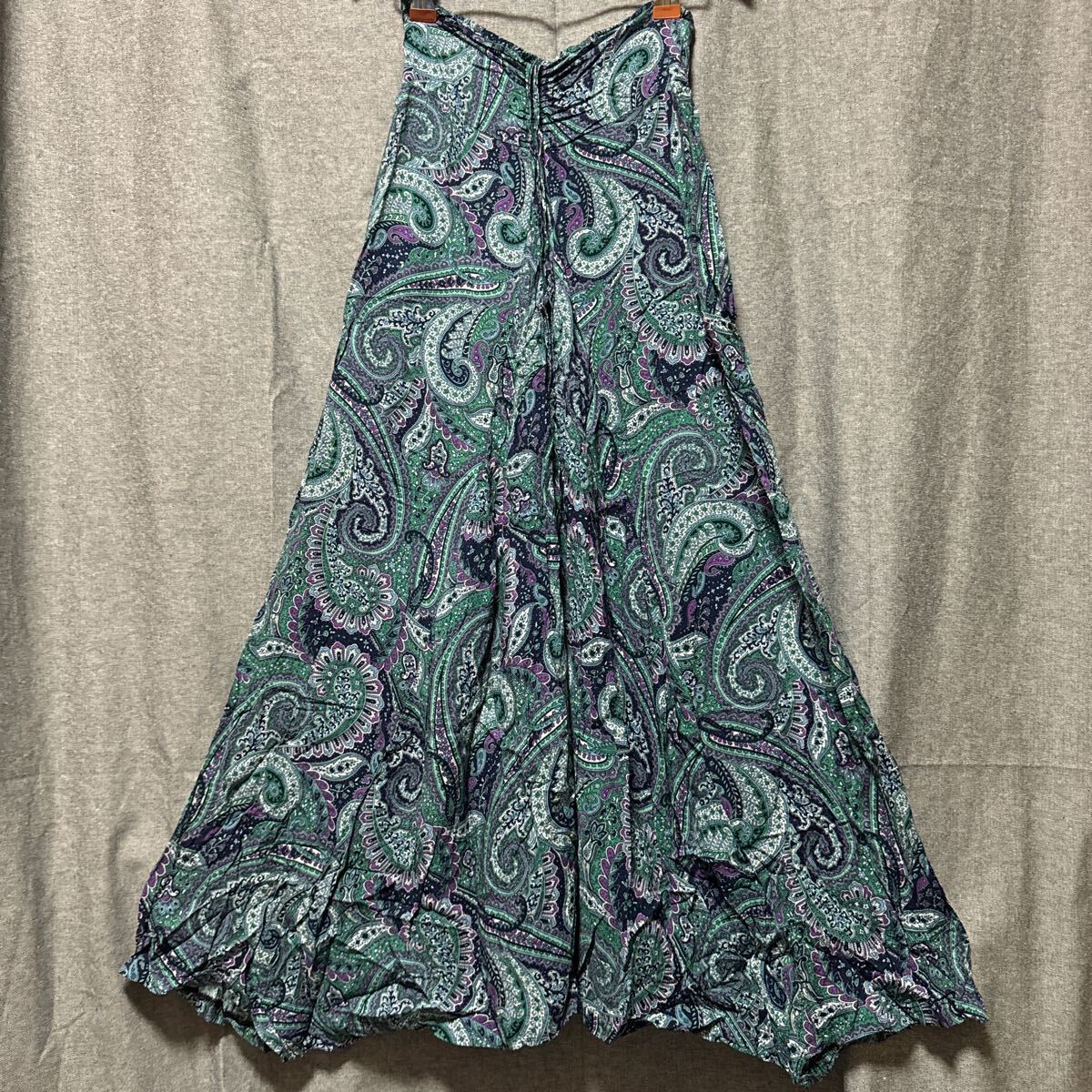 新品 ラグナムーン ペイズリー柄 サルエルパンツ さ拍卖