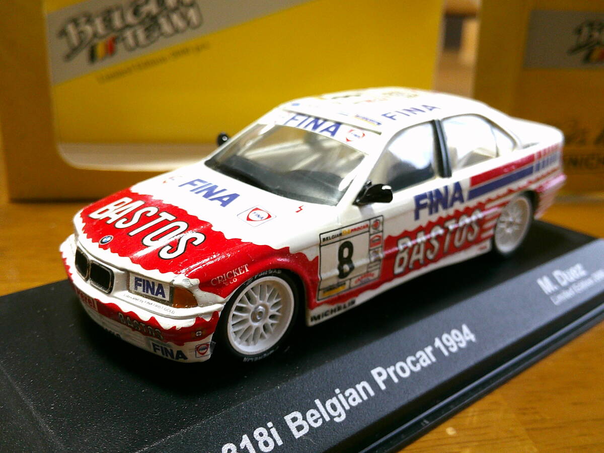 ミニチャンプス 1/43 「 BMW 318i 」 ♯8 ベルギー・プロカー選手権 1994y ・送料 500円(レターパック発送) 拍卖