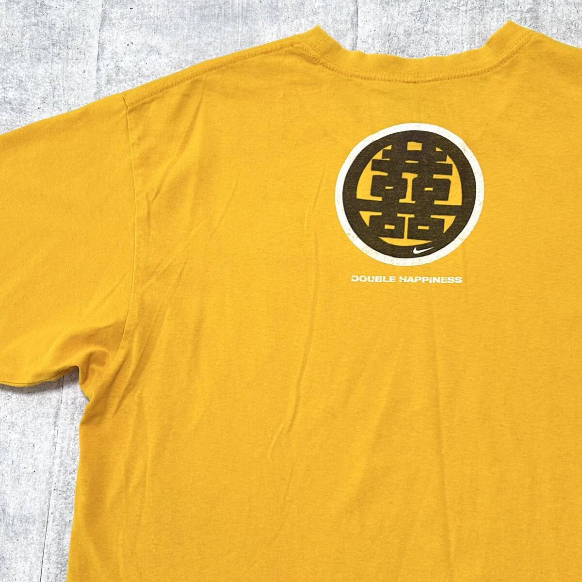 00s NIKE DOUBLE HAPPINESS 双喜紋 Tシャツ ナイキ 00年代 オールド ダブルハピネス kanji 漢字 ロゴ logo 中国 Chinese 石瀬6038拍卖