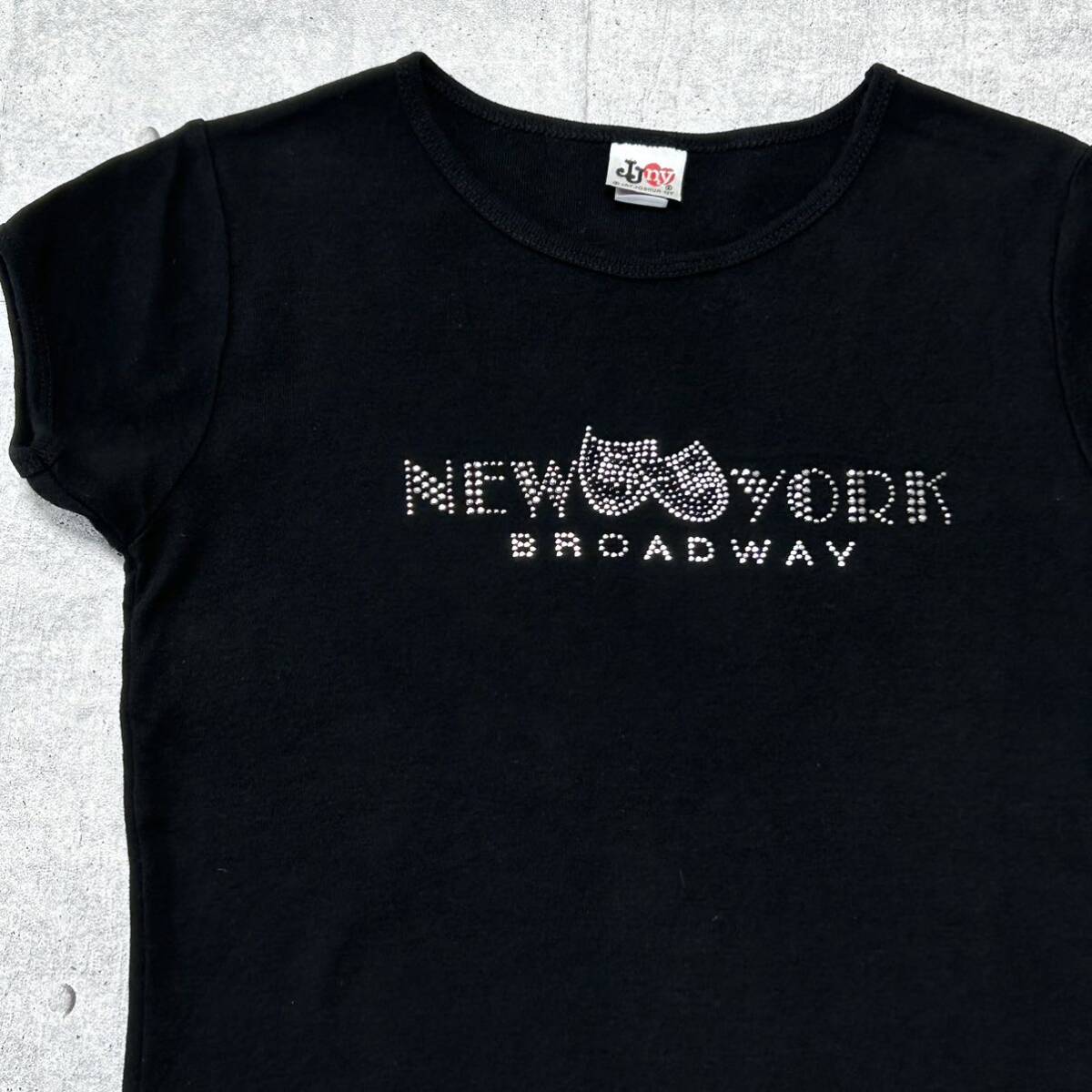 jay joshua NEW YORK スタッズロゴ Tシャツ ジェイジョシュア ニューヨーク BROADWAY ブロードウェイ ツーフェイス TWO FACE 石瀬6080拍卖