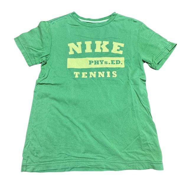 ナイキ Tシャツ フーセンウサギ キッズ160 レディース ビッグロゴ デカロゴ NIKE グリーン ストリート 雅瀬543拍卖