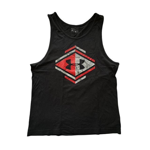 アンダーアーマー タンクトップ デカロゴ ビッグロゴ ノースリーブ スポーツ UNDER ARMOUR トレーニング タウンユース 雅瀬563拍卖