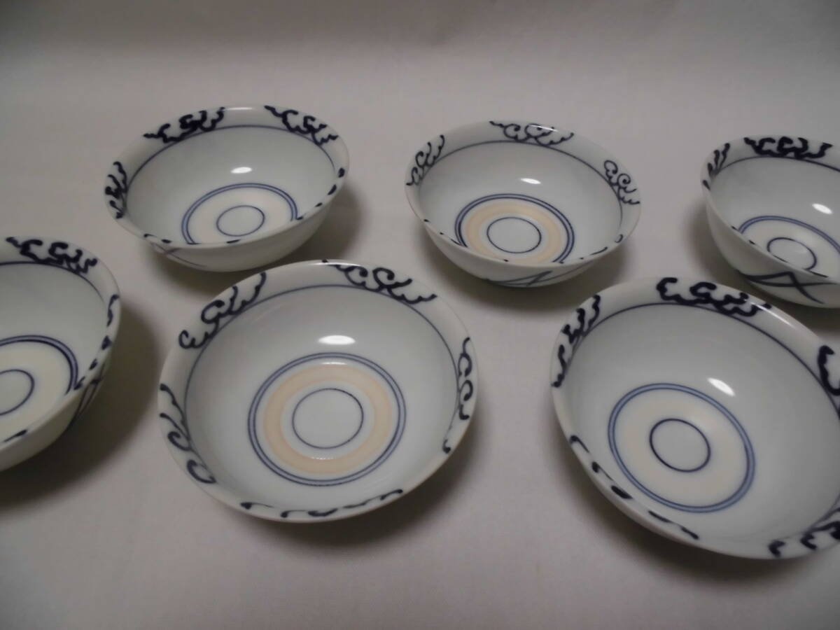 くらわんか写し 出汁入れ 小鉢 6客拍卖