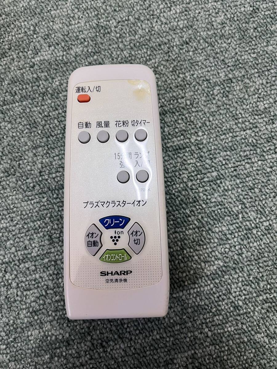 d810★(送料無料)SHARP 空気清浄機 リモコン A070KK★拍卖