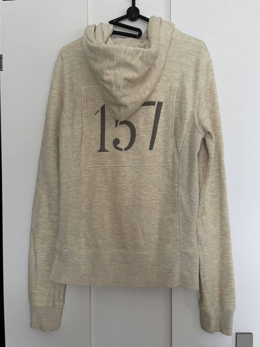 ファクトタム スウェット パーカー ★ フーディ factotum ゼッケン 46 サイドジップ ナンバリング 送料無料 即決有 匿名配送 希少 ベージュ拍卖