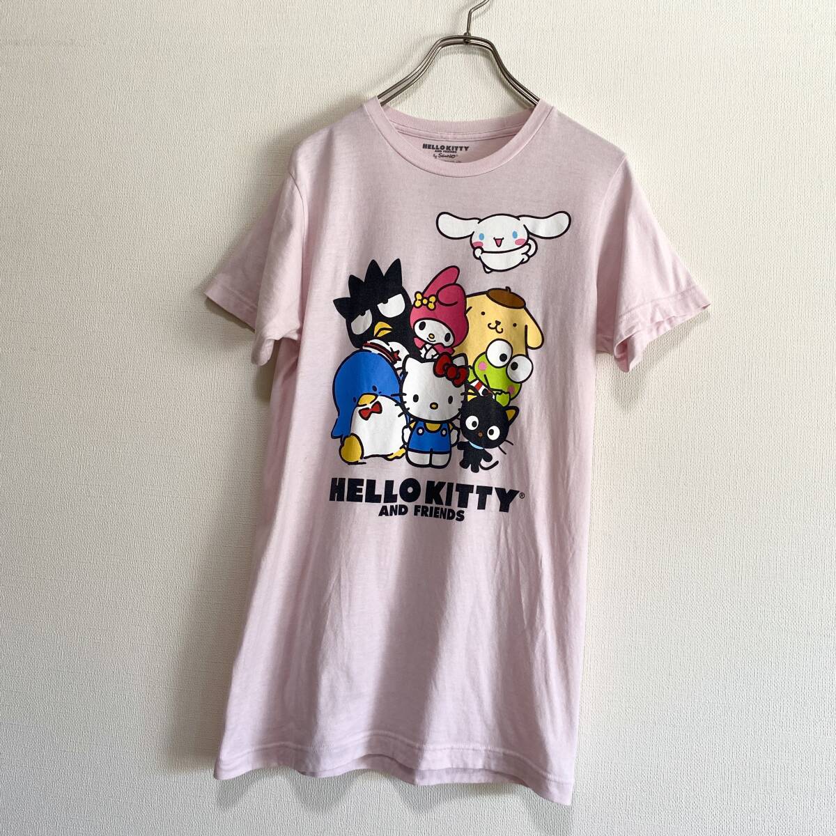アメリカ古着 サンリオ ハローキティ 半袖 Tシャツ 公式 メキシコ製 US古着 クルーネック キャラT 【I1046】拍卖