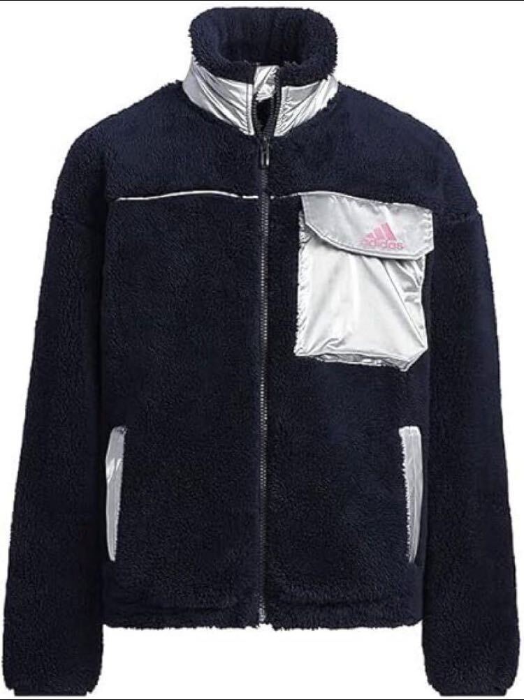 送料無料 新品 adidas ボア シェルパ フリース ジャケット 150拍卖