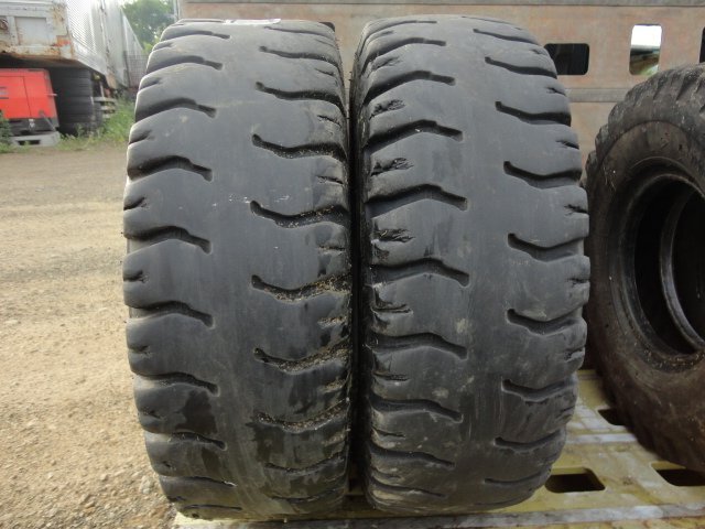 □L214 夏 DUNLOP POWER LIFTER 6.50-10 12PR 2本 2020年製 フォークリフト リア用拍卖