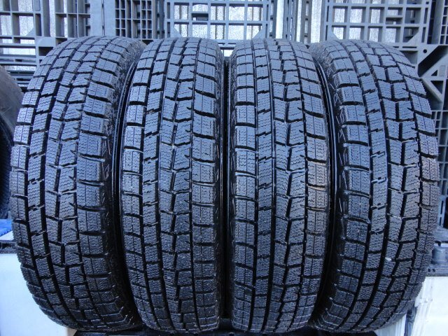 ●6966 イボ付10分山 DUNLOP WINTER MAXX 155/80R13 4本 2016年製拍卖