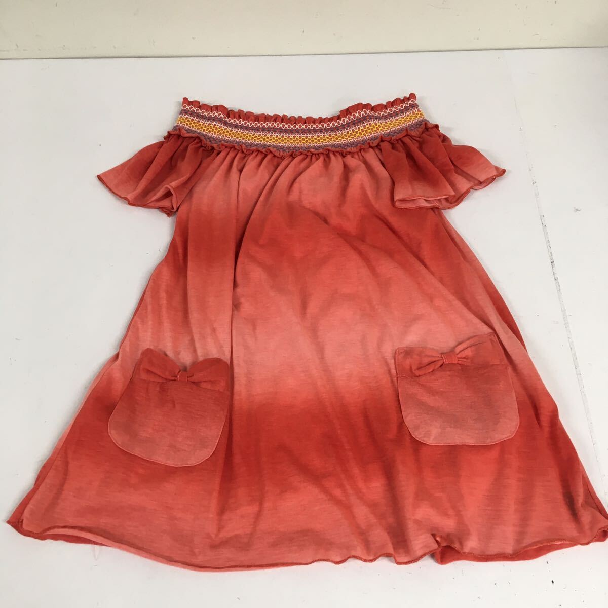 送料無料★CECIL McBEE セシルマクビー★半袖シャツ チュニック トップス★フリーサイズ#60827scc拍卖