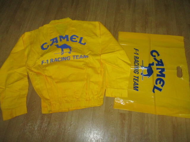 キャメル・F1・チームロータス・ホンダ 当時物 オフィシャル コットン・ジャケット 未使用 デッドストック サイズM(L相当)拍卖