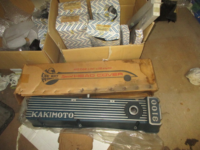 L型L28エンジン 日産・当時物 カキモト・柿本3100・タペットカバー・ヘッドカムカバー 極美中古 ジャパン・DR30・RS・s130z拍卖