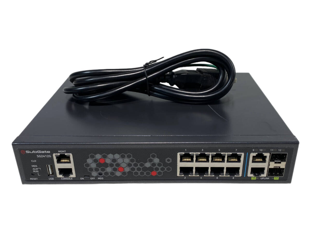 ☆SubGate HanDreamnet SG2412G ハンドリームネット・スイッチハブ 12ポート ・ 動作OK拍卖