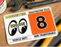 MOONEYES レジストレーションステッカー 8月DM212拍卖