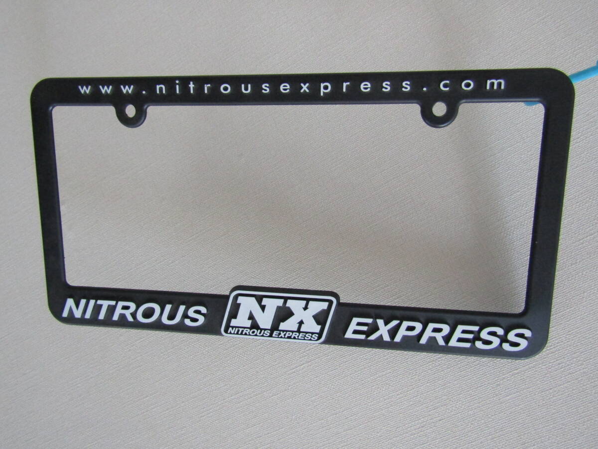 ★彡 希少 レア NX Nitrous Express ナンバーフレーム ナンバー枠 検索)NOS タンク ボトル ナイトロ ワイスピ パージ 最後の1枚 拍卖
