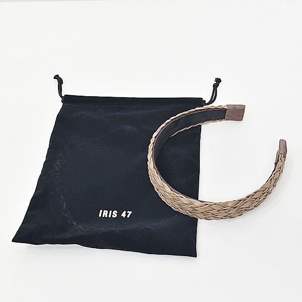 未使用 イリスフォーセブン shymphony head band カチューシャ F キャメル IRIS47|24h0821拍卖