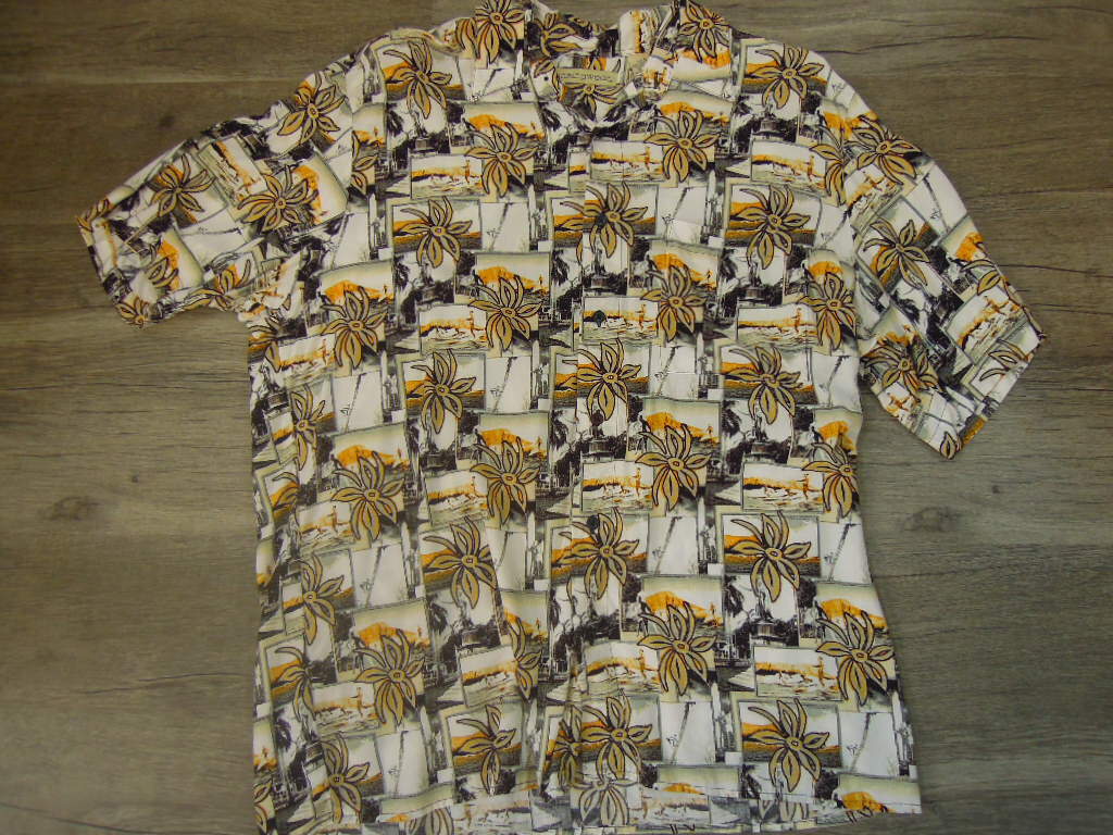 Munsingwear ビスコース レーヨン アロハシャツ ハワイhawaiian shirt aloha拍卖