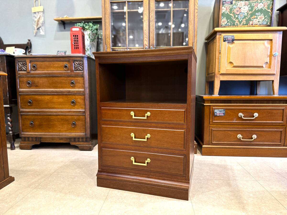 4H34 maruni マルニ地中海 スモールキャビネット リビング チェスト 電話台拍卖