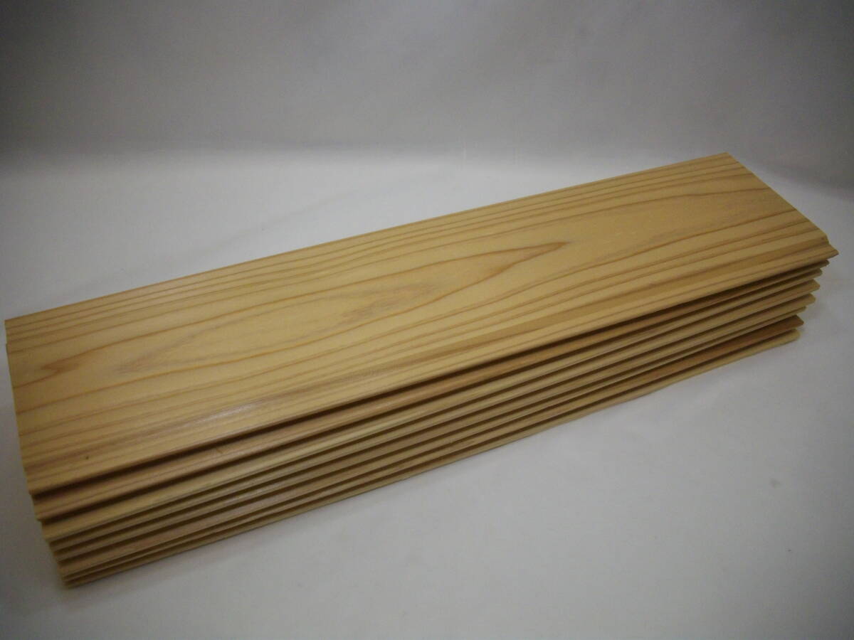杉 無地 役物 羽目板 端材 約 450×115×9 8枚組 工作やDIY 等 スギ 杉 板 壁材 棚材拍卖