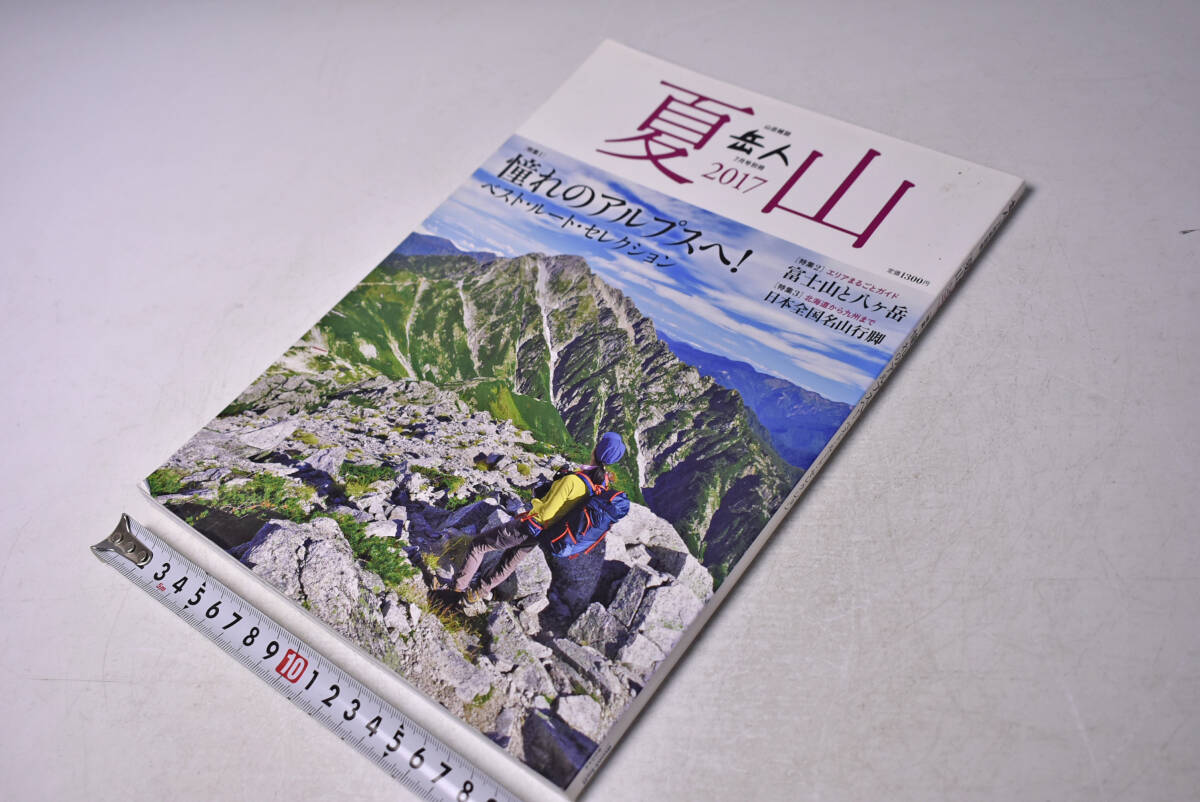 夏山 2017 ★ 岳人 別冊 ★ 憧れのアルプスへ ★ ネイチュアエンタープライズ ★ 日本アルプス ★ 富士山 ★ 八ヶ岳 ★ ルートマップ 拍卖