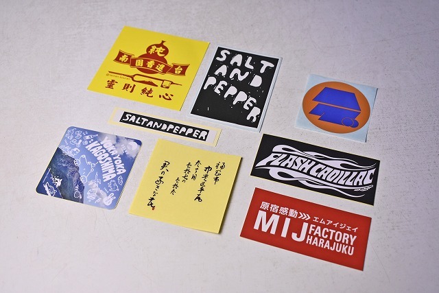 ステッカー 8種 ★ solt and pepper mij frash cadillac 等 ★ シール ★ まとめて拍卖