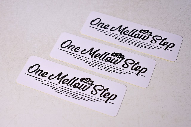 ONE MELLOW STEP ★ ワンメローステップ ★ ステッカー ★ シール ★ 3枚セット ★ 中古品 ★ 未使用 ★ 拍卖