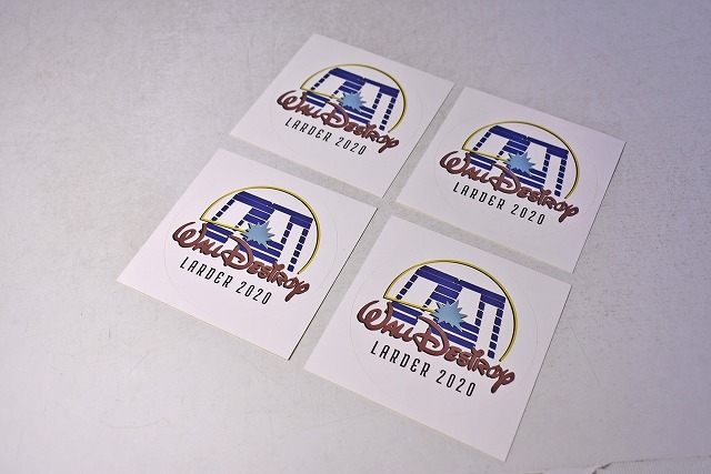 larder 2020 ★ ステッカー 4枚 ★ wall destroy ★ ラーダー ★ シール 拍卖