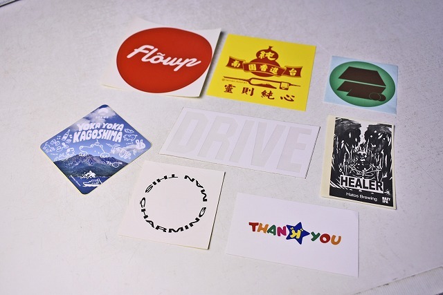 FLOWP ★ BEAMS ★ DRIVE ★ HATOS BREWING 他 ★ ステッカー ★ シール ★ 8枚セット ★ 中古品 ★ 未使用 ★拍卖