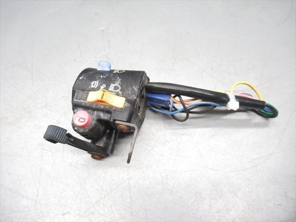 H2R6-0801 ヤマハ タウンメイト80 左 ハンドルスイッチ 純正品 動作OK 【22K-175**** 1992年式 4速セル無 動画有】拍卖