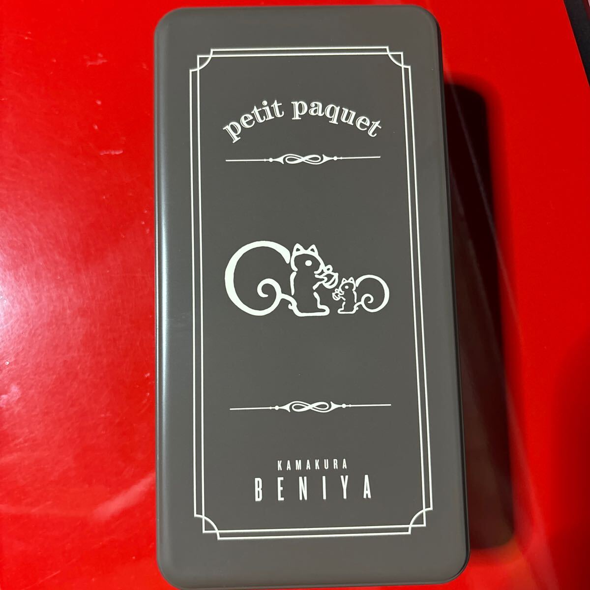 鎌倉紅谷 petit paquet プティ・パケ クルミッ子 缶のみ 空き缶 かわいい くるみっ子拍卖