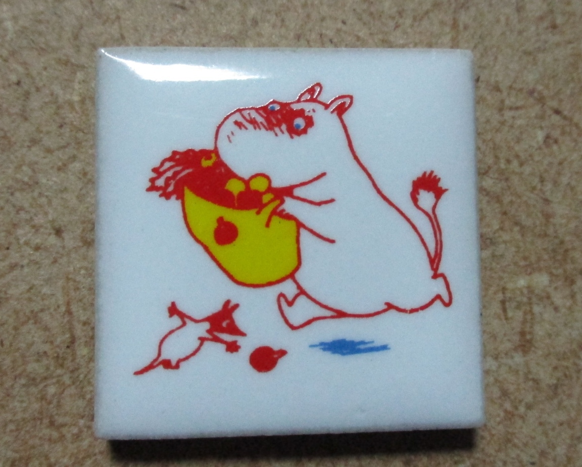 ☆彡 ムーミン タイル 【 ムーミン 走る 】 アートタイル ミニタイル ☆彡拍卖