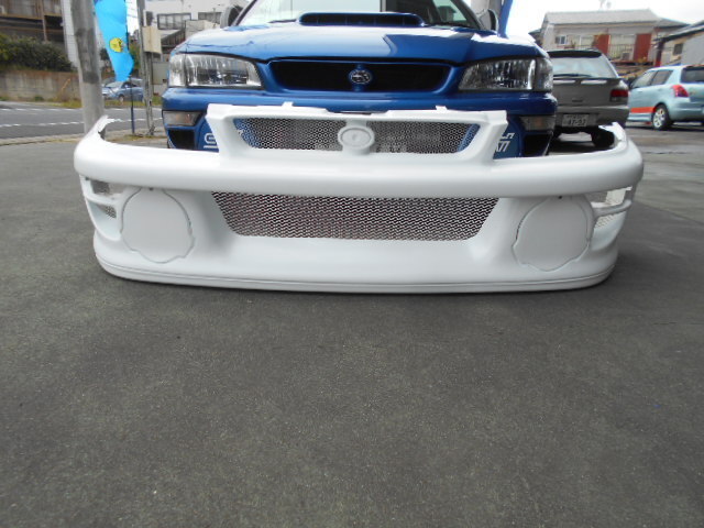 WRC CUSTOM 22Bタイプ ワイドフロントバンパー GC8用 FRP 未塗装拍卖