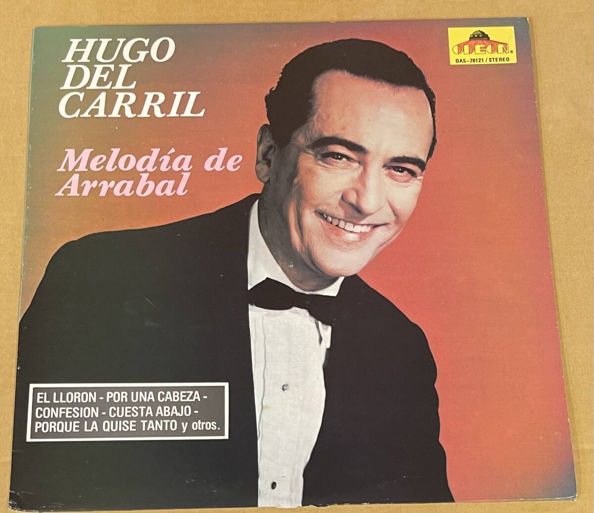 LP Hugo Del Carril Melodia De Arrabal ウーゴ・デル・カリル TANGO タンゴ拍卖